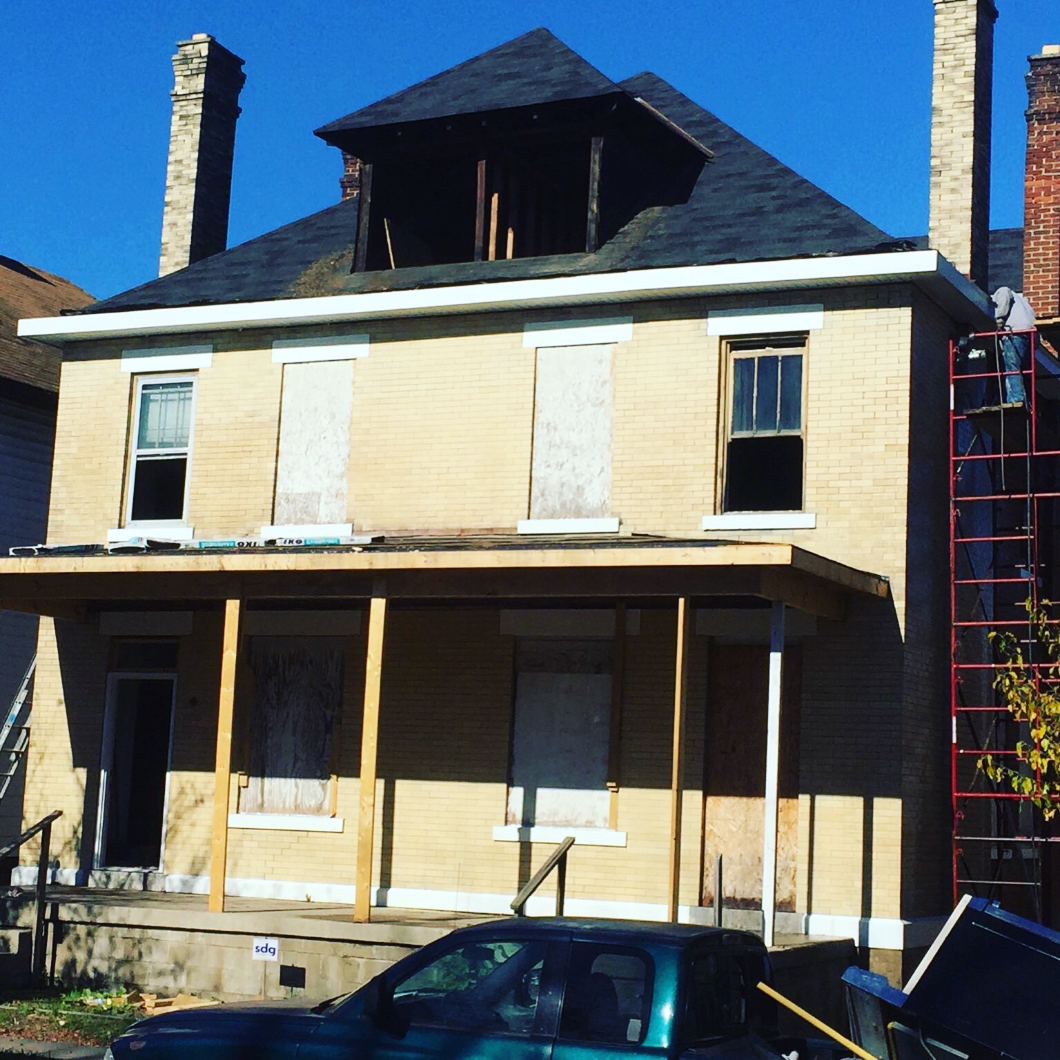 Joe's Greenway as it sat during demo